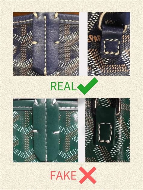 how to check fake goyard|inside goyard tote.